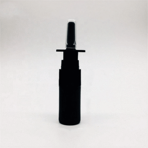 hotsale 100 sets 5ml empty black hdpe nasal spray bottle with 18 410 nasal mist spray.png